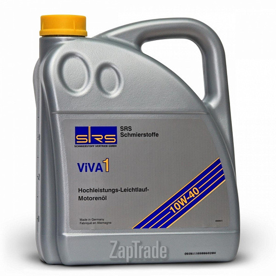 Купить моторное масло Srs Viva 1 SAE 10W-40, в интернет-магазине в Санкт-Петербурге