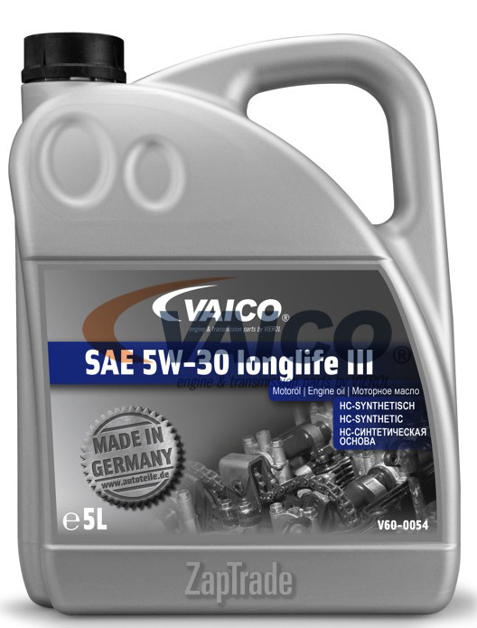 Купить моторное масло Vaico SAE 5W-30 longlife III, в интернет-магазине в Санкт-Петербурге