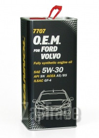 Купить моторное масло Mannol 7707 O.E.M. for Ford Volvo 5W-30 (5л.) metal, в интернет-магазине в Санкт-Петербурге