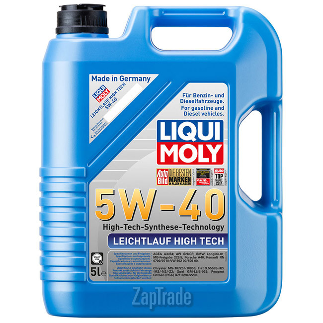 Купить моторное масло Liqui moly Leichtlauf High Tech, в интернет-магазине в Санкт-Петербурге