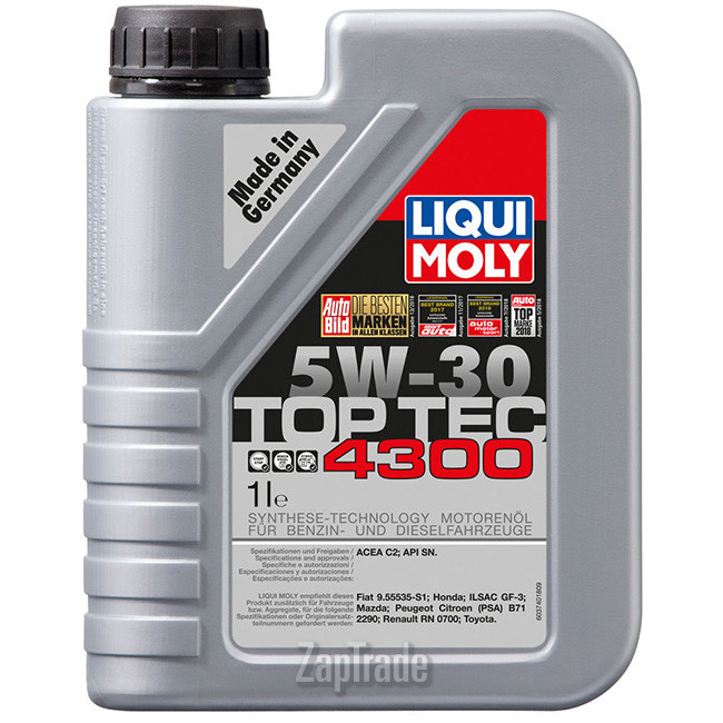 Купить моторное масло Liqui moly Top Tec 4300, в интернет-магазине в Санкт-Петербурге