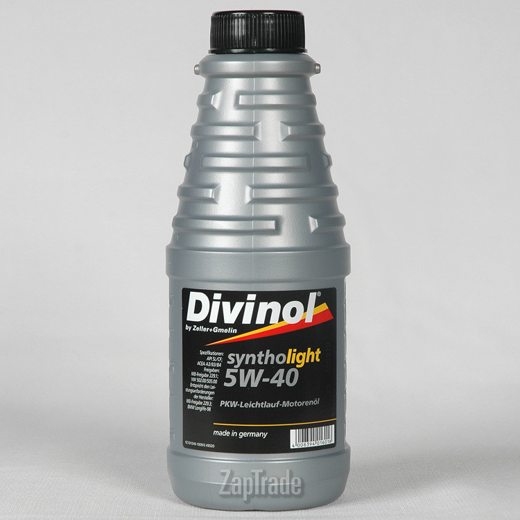 Купить моторное масло Divinol Syntholight 5W-40, в интернет-магазине в Санкт-Петербурге