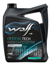Купить моторное масло Wolf OFFICIALTECH 5W30 UHPD EXTRA, в интернет-магазине в Санкт-Петербурге