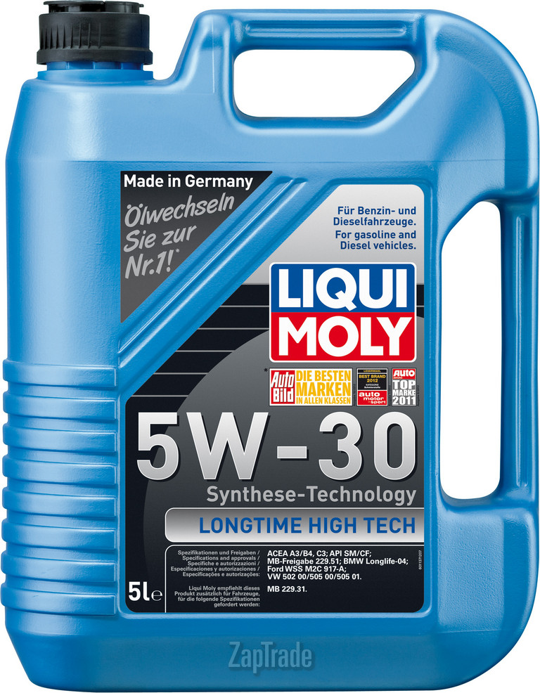 Купить моторное масло Liqui moly Longtime High Tech, в интернет-магазине в Санкт-Петербурге