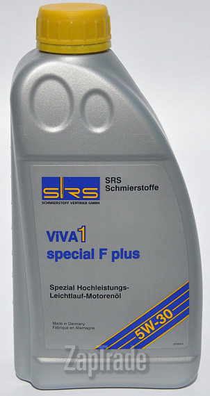 Купить моторное масло Srs VIVA 1 Special F Plus 5W-30, в интернет-магазине в Санкт-Петербурге