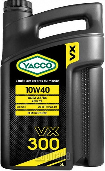 Купить моторное масло Yacco VX 300, в интернет-магазине в Санкт-Петербурге