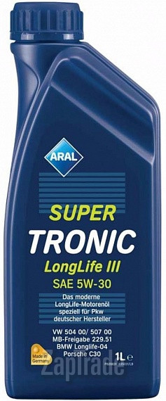 Купить моторное масло Aral SuperTronic LongLife III, в интернет-магазине в Санкт-Петербурге