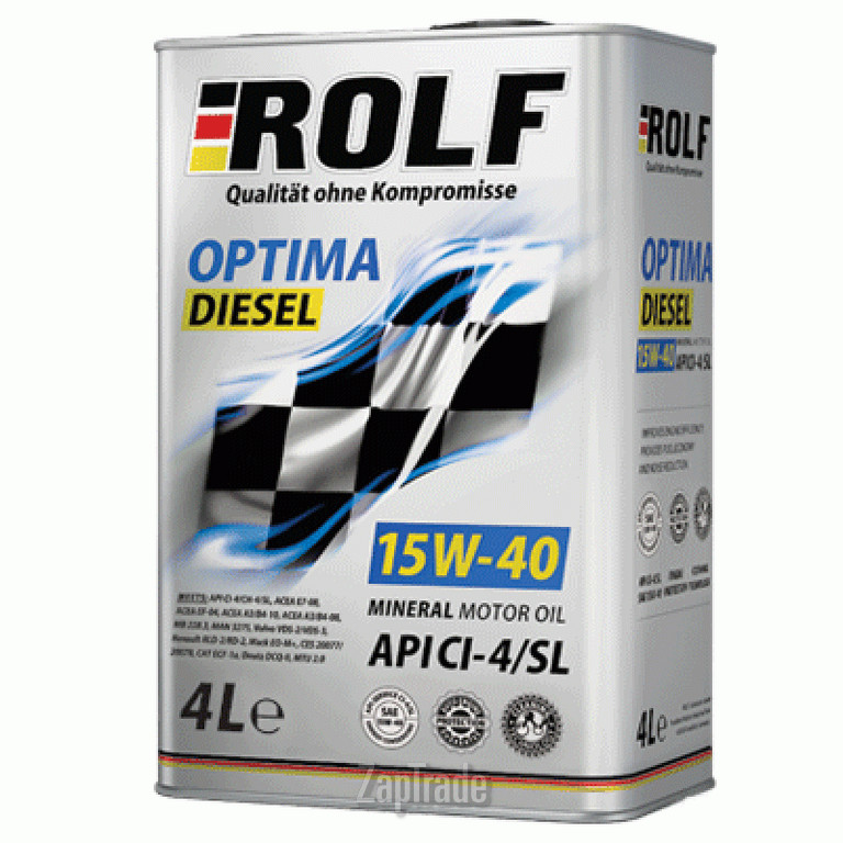 Купить моторное масло Rolf Optima Diesel SAE 15W-40, в интернет-магазине в Санкт-Петербурге