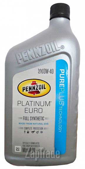 Купить моторное масло Pennzoil Platinum Euro, в интернет-магазине в Санкт-Петербурге