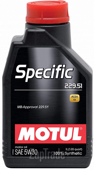 Купить моторное масло Motul Specific 229.51, в интернет-магазине в Санкт-Петербурге