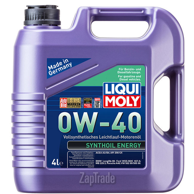 Купить моторное масло Liqui moly Synthoil Energy, в интернет-магазине в Санкт-Петербурге