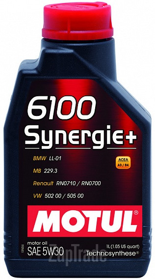 Купить моторное масло Motul 6100 Synergie+ 5w30, в интернет-магазине в Санкт-Петербурге