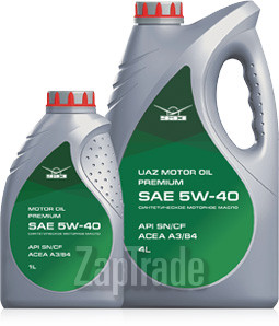Купить моторное масло Uaz Motor Oil Premium 5W-40, в интернет-магазине в Санкт-Петербурге