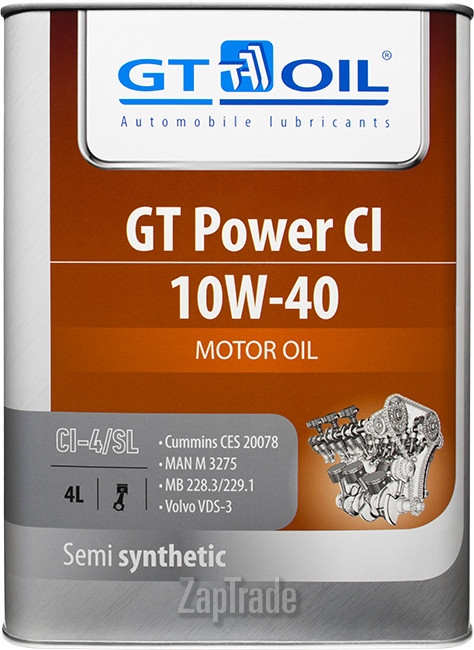 Купить моторное масло Gt oil GT Power CI, в интернет-магазине в Санкт-Петербурге