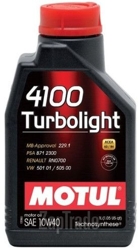 Купить моторное масло Motul 4100 TURBOLIGHT, в интернет-магазине в Санкт-Петербурге