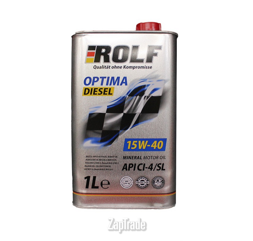 Купить моторное масло Rolf Optima Diesel SAE 15W-40, в интернет-магазине в Санкт-Петербурге