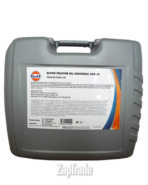 Купить моторное масло Gulf Super Tractor Oil Universal, в интернет-магазине в Санкт-Петербурге