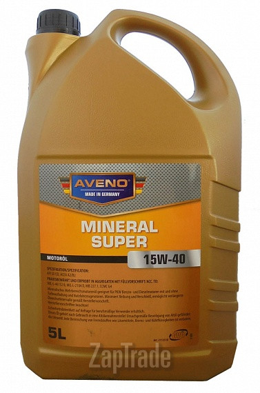 Купить моторное масло Aveno Mineral Super, в интернет-магазине в Санкт-Петербурге