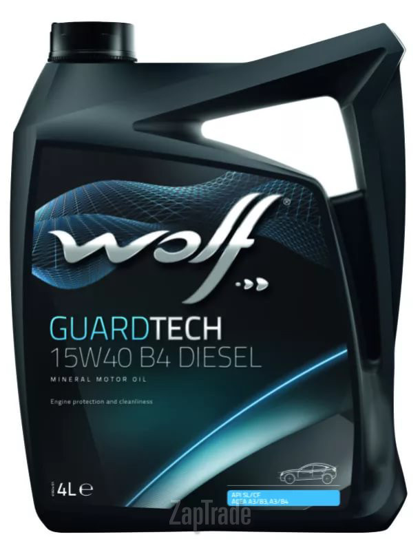 Купить моторное масло Wolf GuardTech 15W-40 B4 Diesel, в интернет-магазине в Санкт-Петербурге