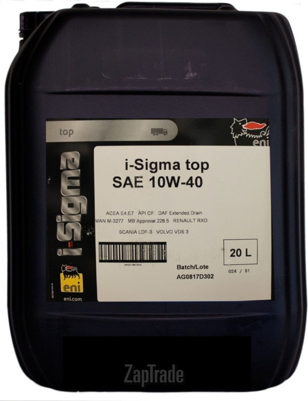 Купить моторное масло Eni I-SIGMA TOP, в интернет-магазине в Санкт-Петербурге