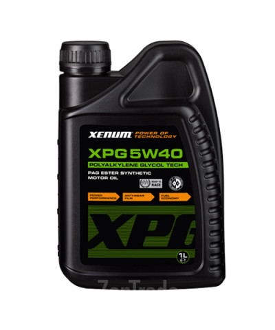 Купить моторное масло Xenum XPG 5W40 полиалкиленгликолевое на эстеровой основе PAG, в интернет-магазине в Санкт-Петербурге