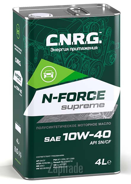 Купить моторное масло C.n.r.g. N-Force Supreme, в интернет-магазине в Санкт-Петербурге