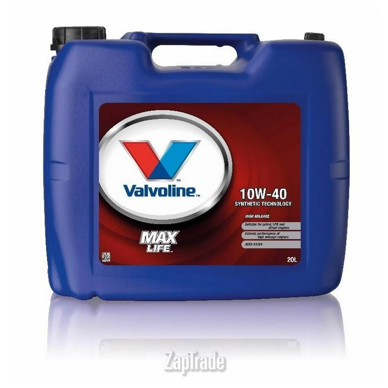 Купить моторное масло Valvoline MAXLIFE SAE 10W-40, 20 л, в интернет-магазине в Санкт-Петербурге