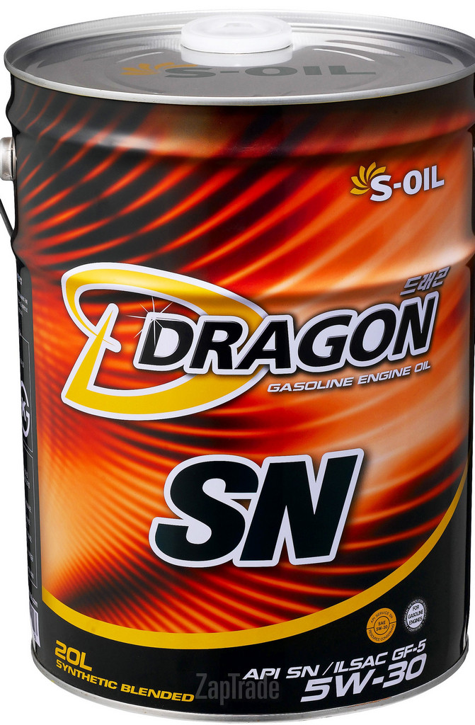 Купить моторное масло S-oil DRAGON SN, в интернет-магазине в Санкт-Петербурге