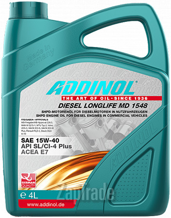 Купить моторное масло Addinol Diesel Longlife MD 1548, в интернет-магазине в Санкт-Петербурге