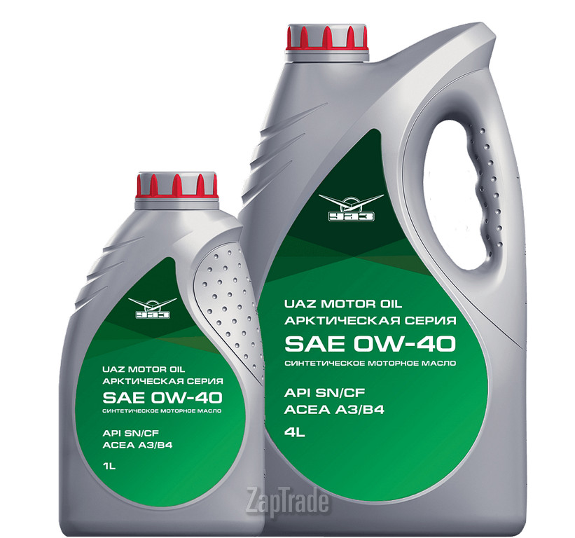 Купить моторное масло Uaz MOTOR OIL 0W40, в интернет-магазине в Санкт-Петербурге