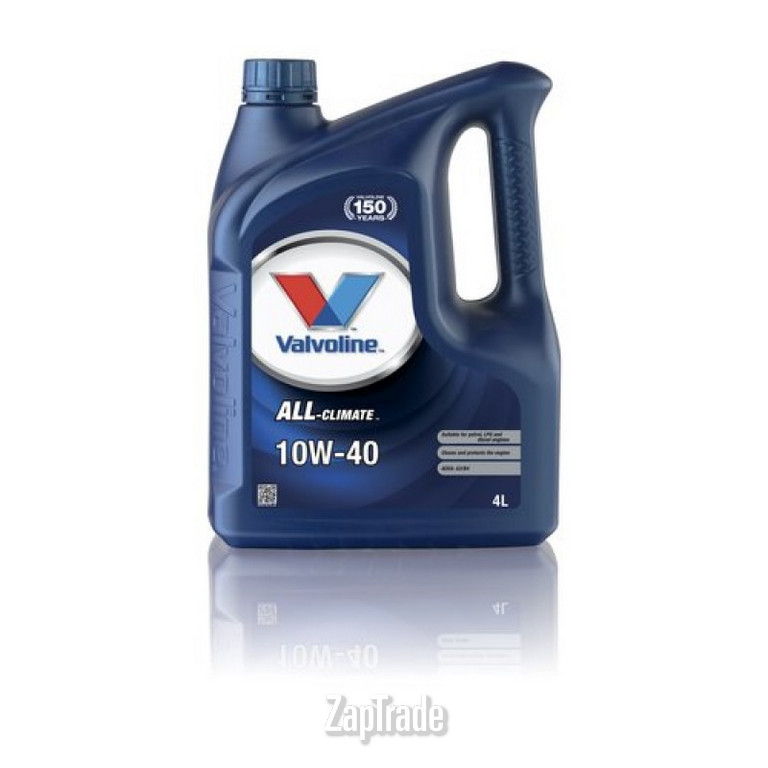 Купить моторное масло Valvoline ALL CLIMATE EXTRA 10W-40, 4л, в интернет-магазине в Санкт-Петербурге