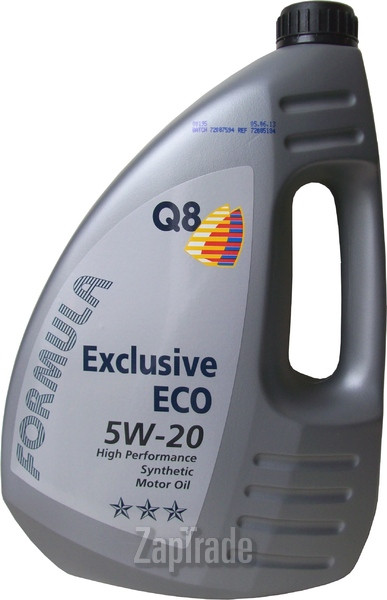 Купить моторное масло Q8 Formula Exclusive Eco SAE 5W-20, в интернет-магазине в Санкт-Петербурге