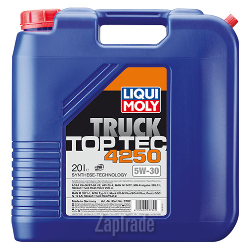 Купить моторное масло Liqui moly Top Tec Truck 4250, в интернет-магазине в Санкт-Петербурге