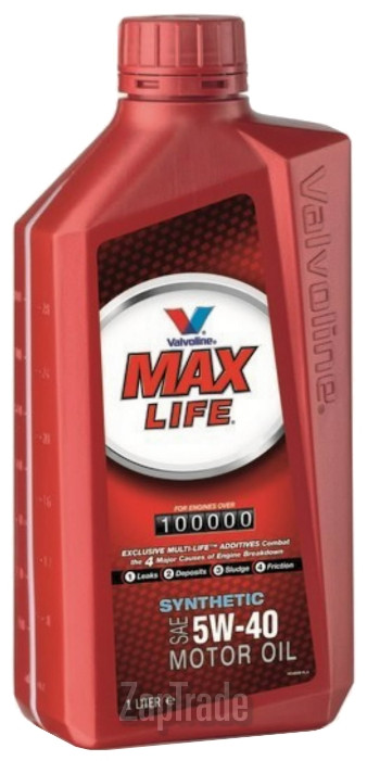 Купить моторное масло Valvoline MAXLIFE SAE 5W-40, 1л, в интернет-магазине в Санкт-Петербурге