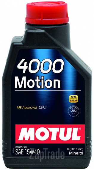 Купить моторное масло Motul 4000 MOTION, в интернет-магазине в Санкт-Петербурге