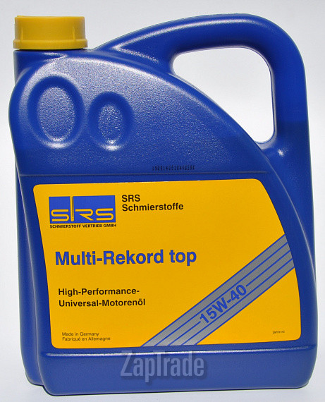 Купить моторное масло Srs Multi-Rekord Top 15W-40, в интернет-магазине в Санкт-Петербурге
