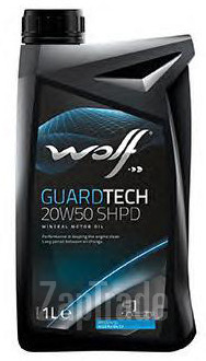 Купить моторное масло Wolf GUARDTECH 20W50 SHPD, в интернет-магазине в Санкт-Петербурге