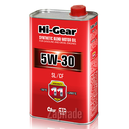 Купить моторное масло Hi-gear SAE 5W-30 API SL/CF, в интернет-магазине в Санкт-Петербурге