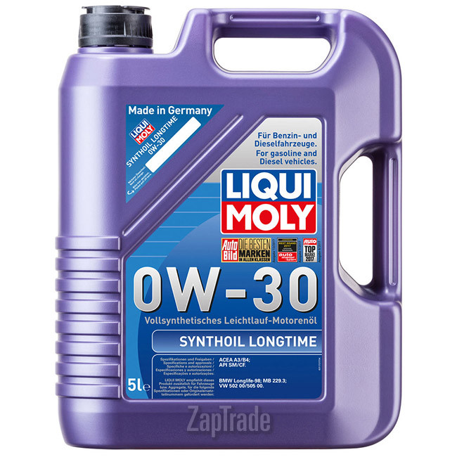 Купить моторное масло Liqui moly Synthoil Longtime, в интернет-магазине в Санкт-Петербурге