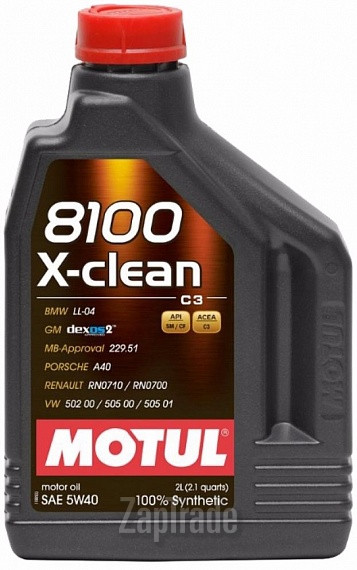 Купить моторное масло Motul 8100 X-clean, в интернет-магазине в Санкт-Петербурге