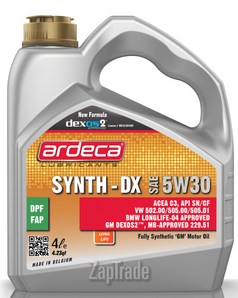 Купить моторное масло Ardeca SYNTH-DX, в интернет-магазине в Санкт-Петербурге