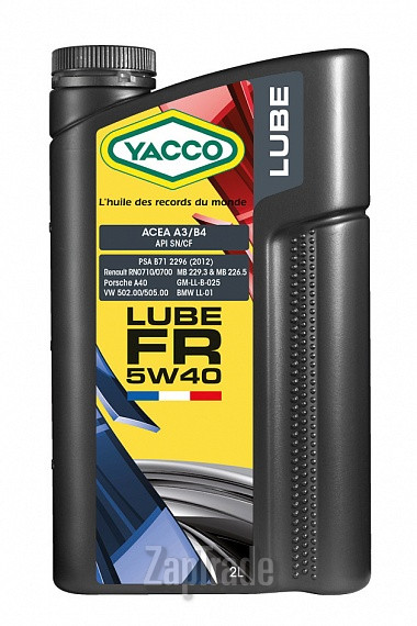 Купить моторное масло Yacco Lube FR, в интернет-магазине в Санкт-Петербурге