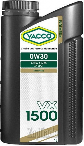Купить моторное масло Yacco VX 1500, в интернет-магазине в Санкт-Петербурге