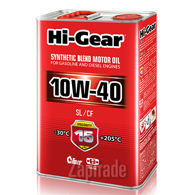 Купить моторное масло Hi-gear SAE 10W-40 API SL/CF, в интернет-магазине в Санкт-Петербурге