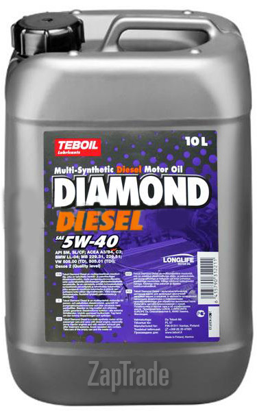 Купить моторное масло Teboil Diamond Diesel, в интернет-магазине в Санкт-Петербурге