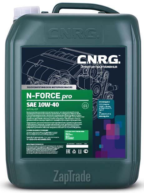 Купить моторное масло C.n.r.g. N-Force Pro, в интернет-магазине в Санкт-Петербурге