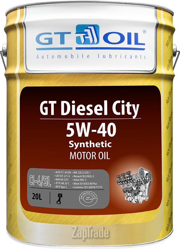 Купить моторное масло Gt oil GT Diesel City, в интернет-магазине в Санкт-Петербурге
