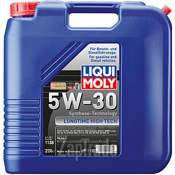 Купить моторное масло Liqui moly Longtime High Tech, в интернет-магазине в Санкт-Петербурге
