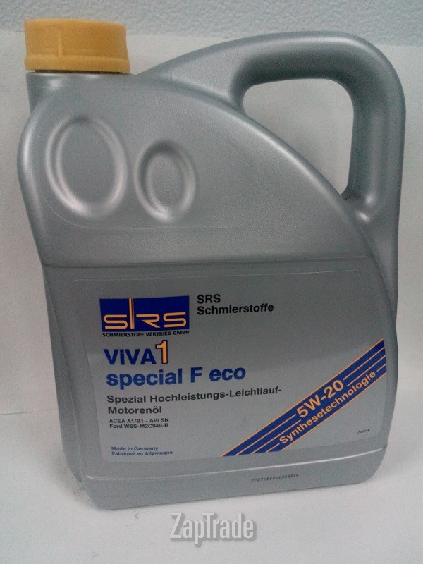Купить моторное масло Srs VIVA 1 Special F Eco 5W-20, в интернет-магазине в Санкт-Петербурге