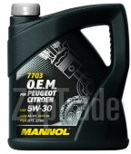 Купить моторное масло Mannol 7703 O.E.M. for Peugeot Citroen (MN7703-4), в интернет-магазине в Санкт-Петербурге
